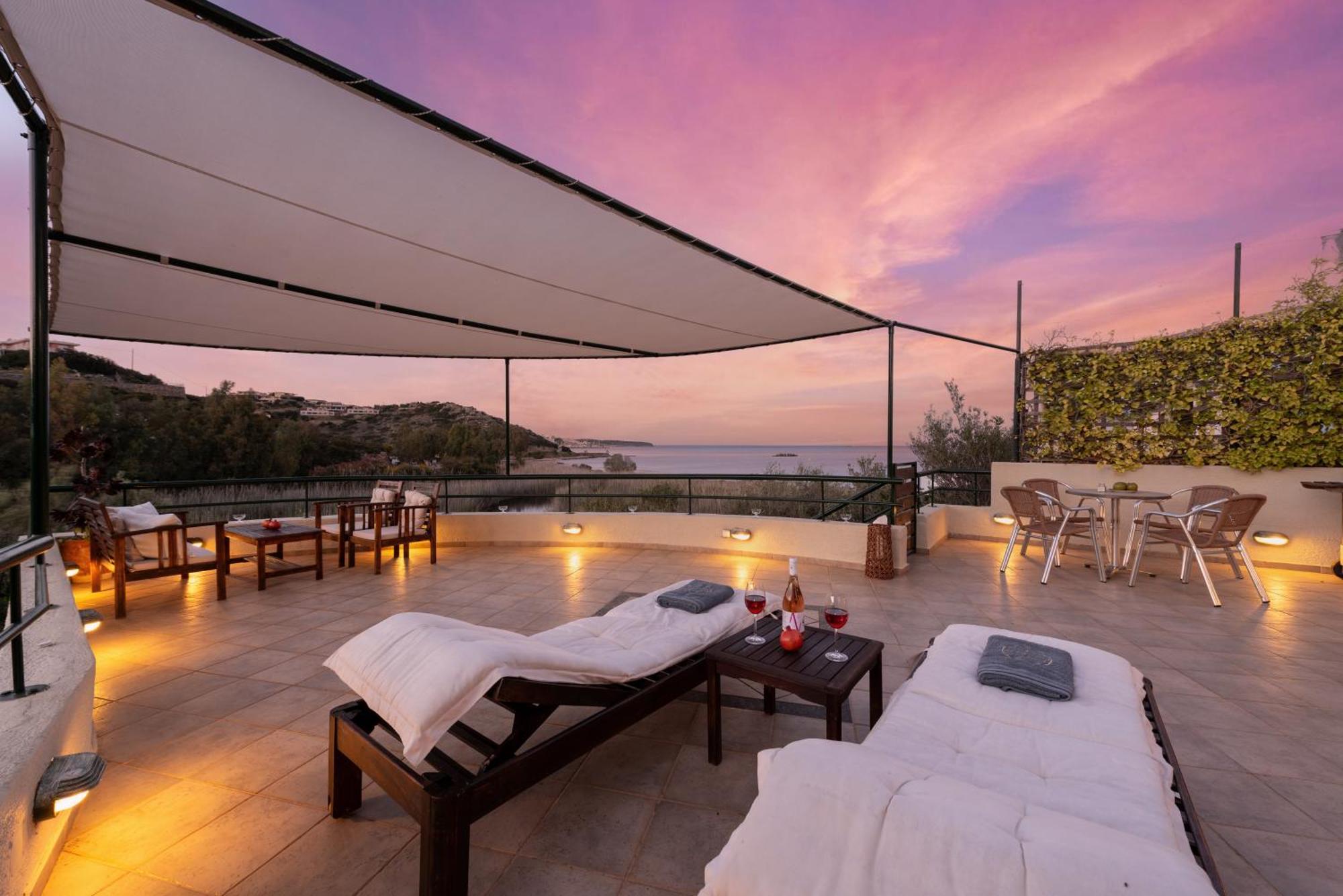 Coastal Dream Beachview Jacuzzi& Sauna Amoudara  Esterno foto