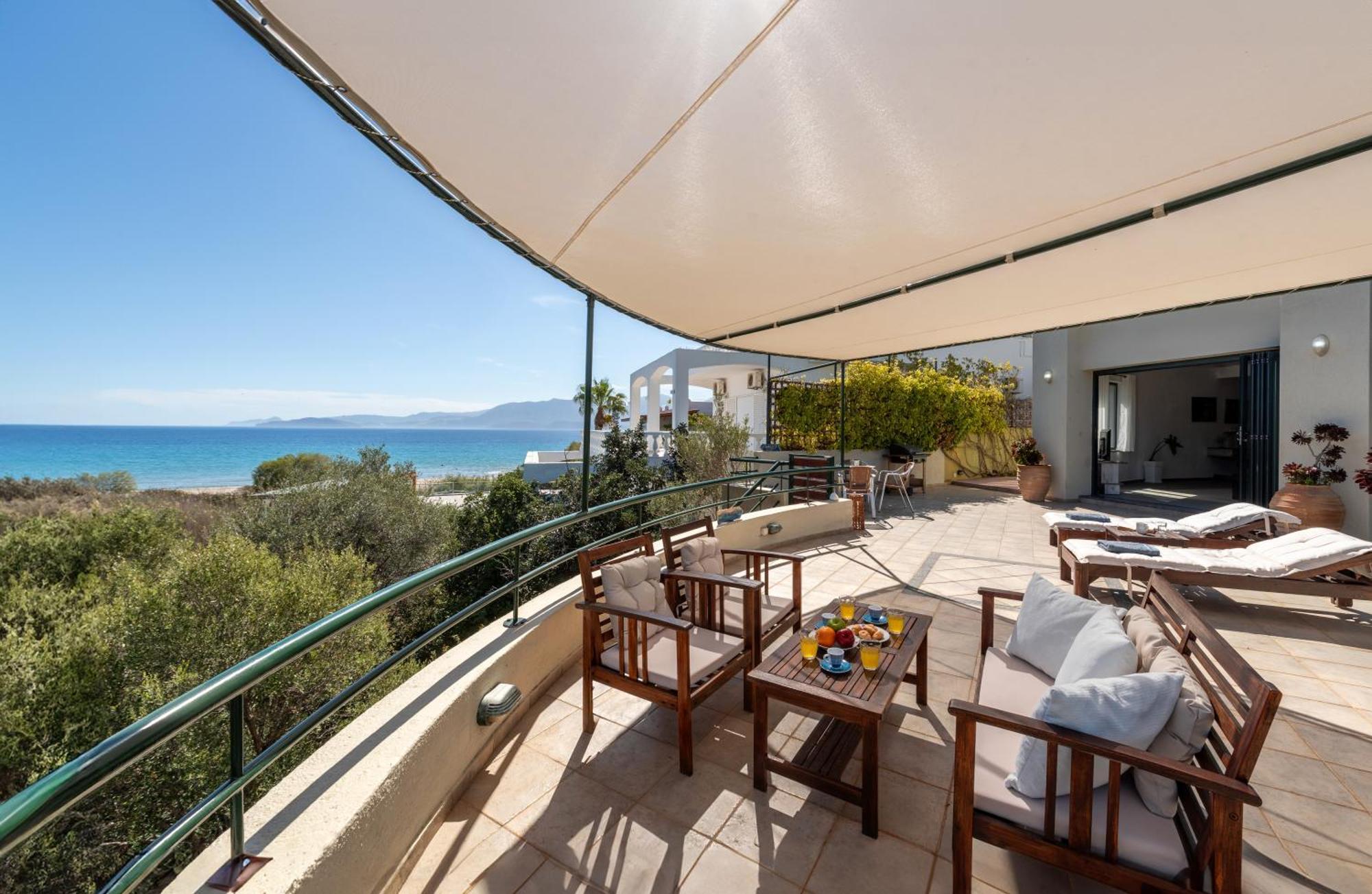 Coastal Dream Beachview Jacuzzi& Sauna Amoudara  Esterno foto