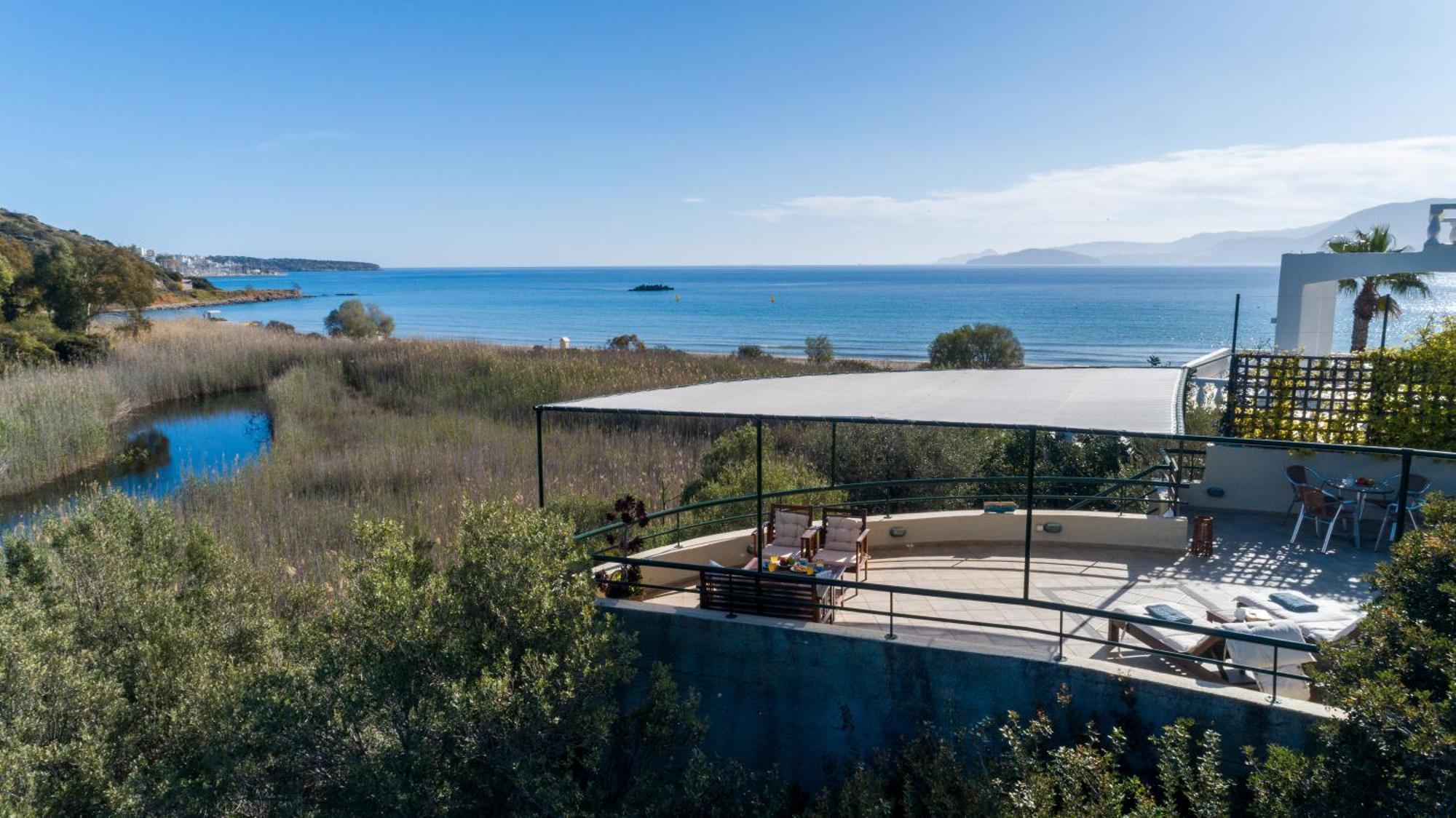 Coastal Dream Beachview Jacuzzi& Sauna Amoudara  Esterno foto
