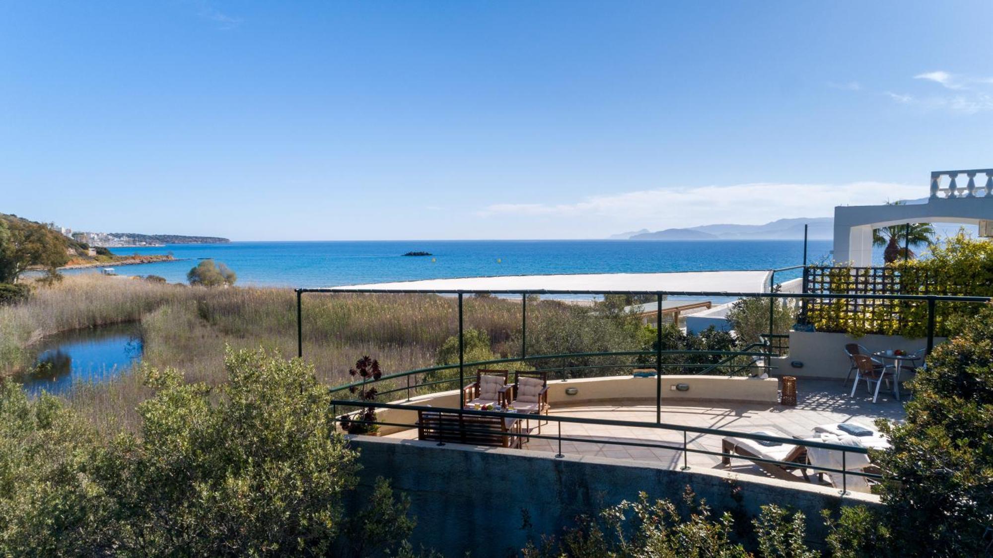Coastal Dream Beachview Jacuzzi& Sauna Amoudara  Esterno foto
