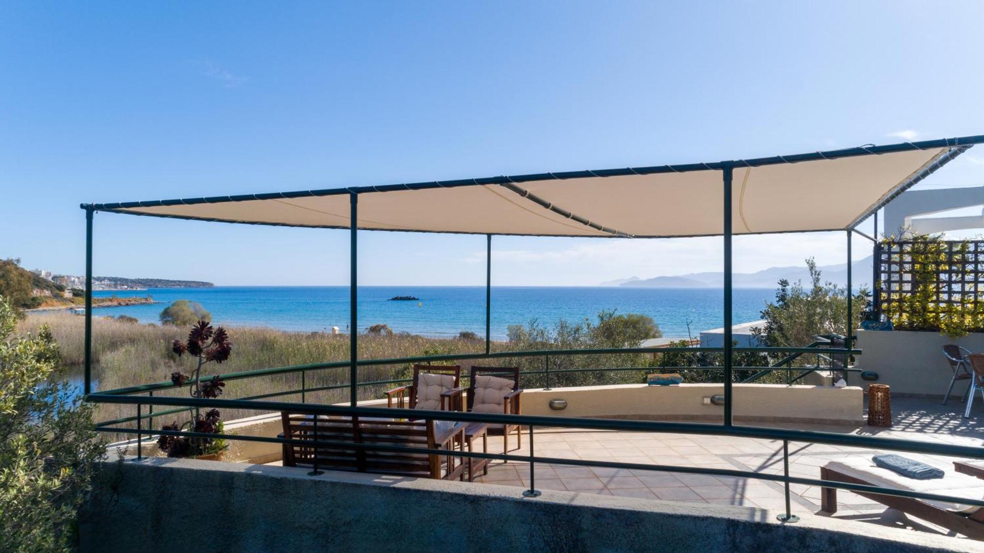 Coastal Dream Beachview Jacuzzi& Sauna Amoudara  Esterno foto