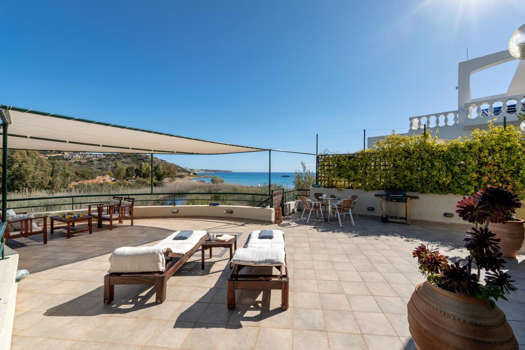 Coastal Dream Beachview Jacuzzi& Sauna Amoudara  Esterno foto