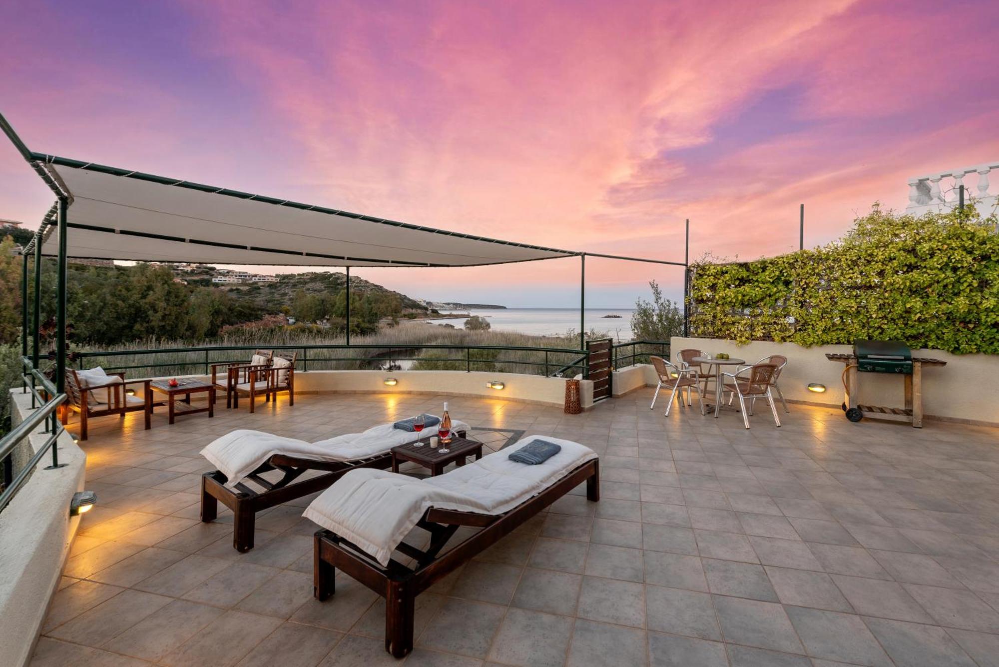 Coastal Dream Beachview Jacuzzi& Sauna Amoudara  Esterno foto